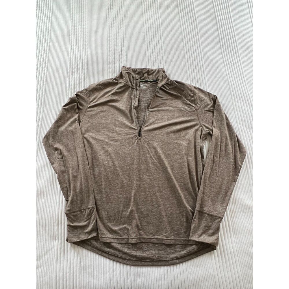 Men's Brooks Running Quarter Zip - Large - Brown - Like New